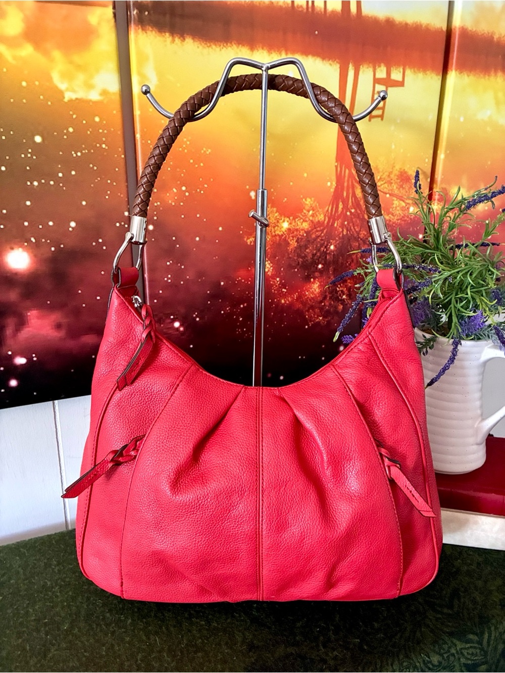Tignanello Shoulder Bag with Concealed Pockets